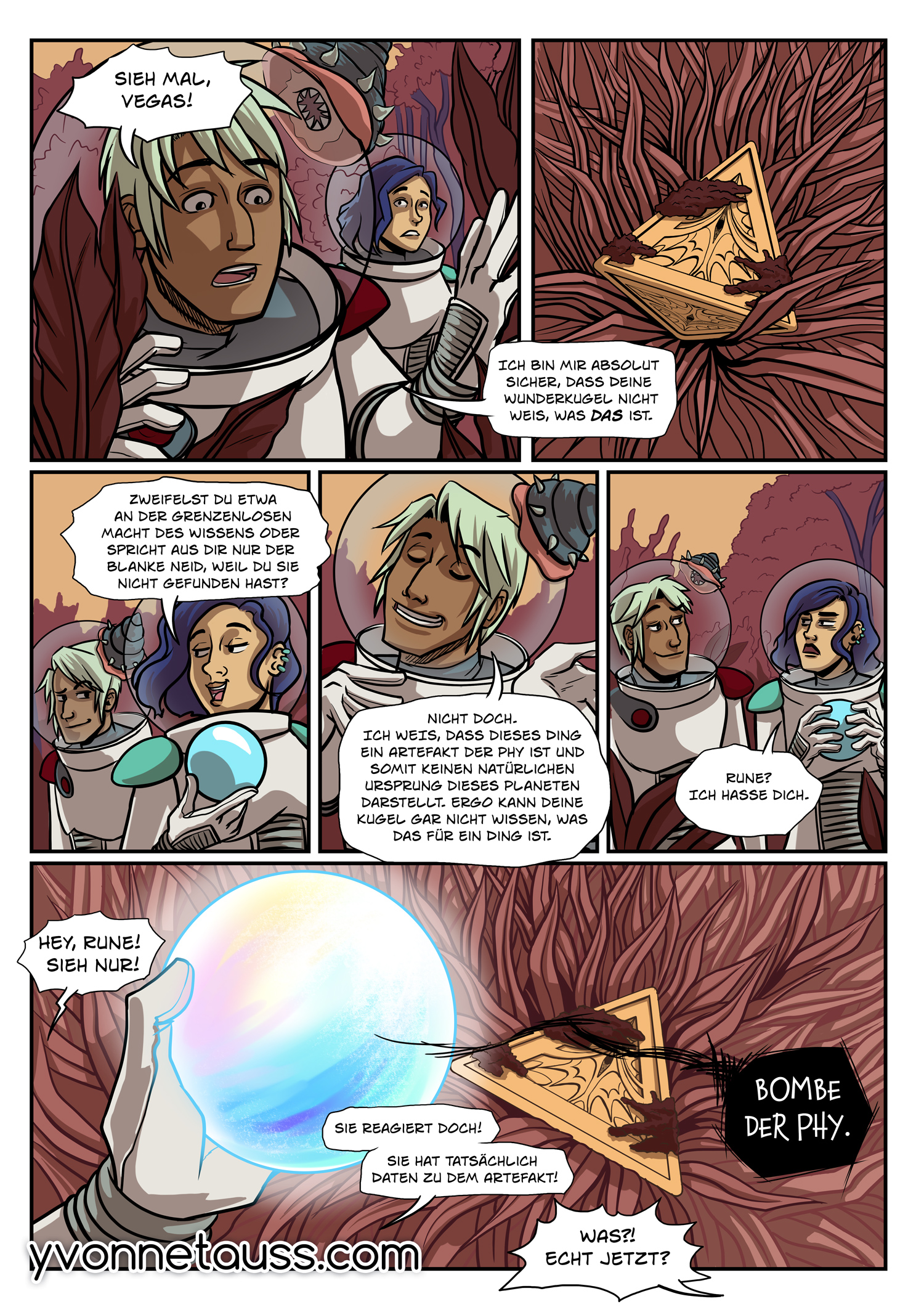 Seite 2 des Space Test-Comics.