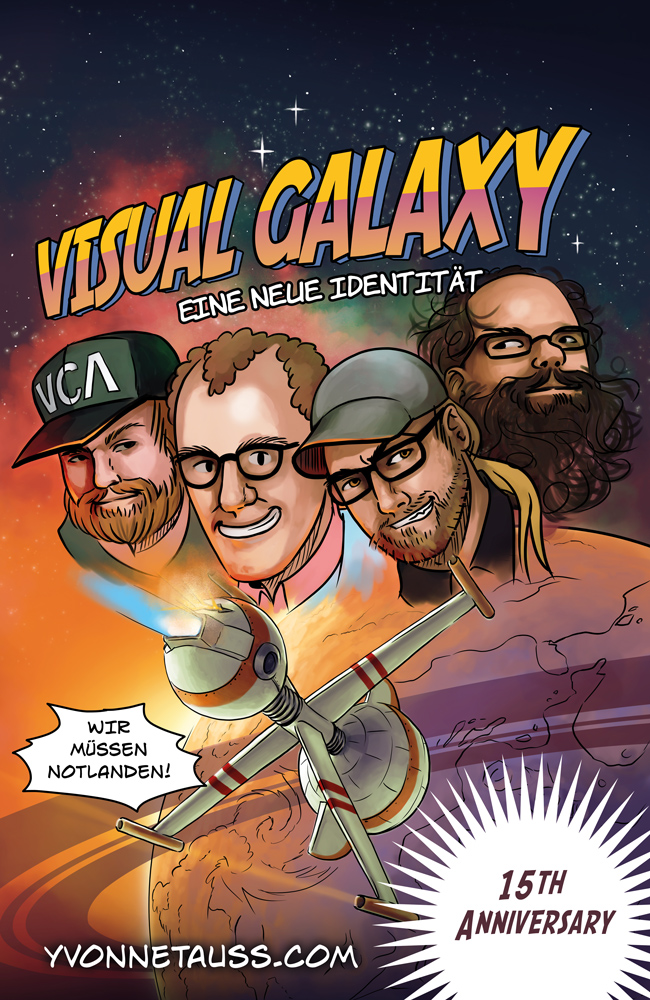 Coverillustration des Firmen-Comics des VG Mediastudios.